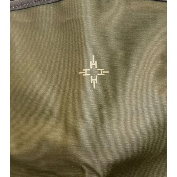 India Hicks Army Olive Green Large Canvas Tote Bag Double Strap Handles NWOT - Picture 10 of 10